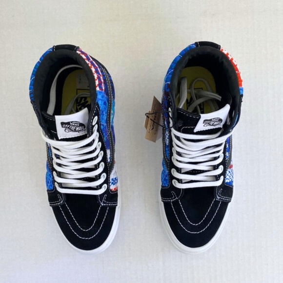 NEW Sandy Liang Vans Spongebob Sk8-Hi 38 DX Shoes Patchwork 7 Women / 5.5 Men - Picture 8 of 16